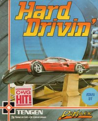 Hard Drivin' Atari ST US box art